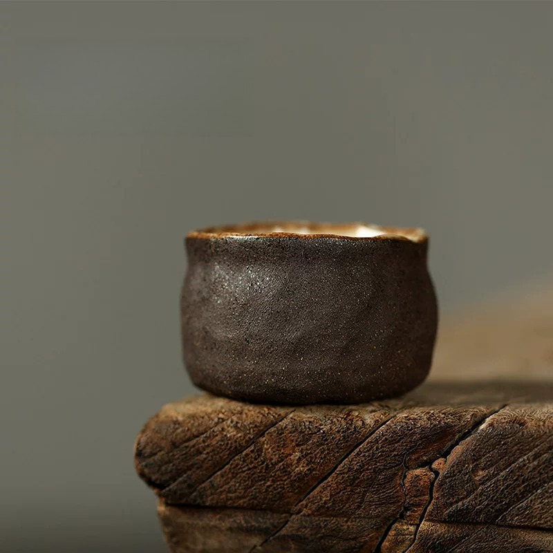 Japanese Pottery - Tazza da Tè in Ceramica Grezza