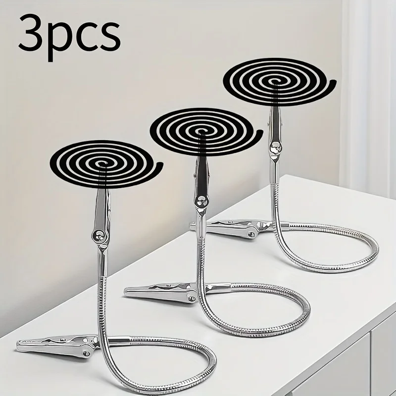 Incense Holder - 3 Pezzi Supporto per Spirali Antizanzare