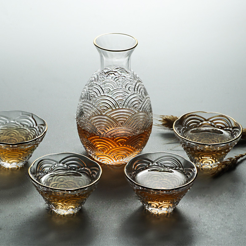 Japanese Pottery - Set Giapponese per Sake con Martello,