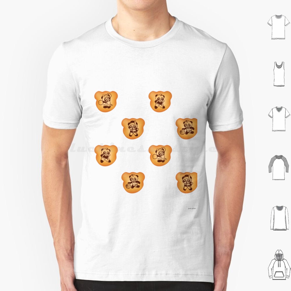 Japanese Snacks - T-Shirt Hello Panda Biscuits 6XL in